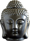 Ceramic Buddha Head Essential Oil Burner Tealight, Aromatherapy for Yoga Spa