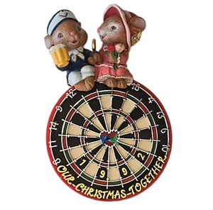 🚨 Adornos de Colección Tesorería Enesco Años 90 575623 "En objetivo Dos Juntos" - Imagen 1 de 12