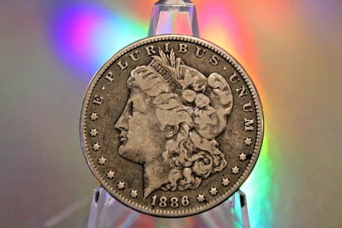 1886 $1 MORGAN SILVER DOLLAR (WISCASSET MAINE ESTATE FIND!) ALL OFFERS WELCOMED! Cover