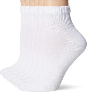 Women's Ultimate Comfort Ankle Socks Pack of 6 with Toe Seams - Picture 1 of 3