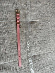 Dog collar BRAND NEW pink/cream 43cm/17inch - Picture 1 of 5