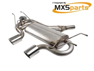 Escape deportivo de salida central de acero inoxidable MX5 con difusor Mazda MX-5 Mk4 y RF 2015> - Imagen 1 de 10