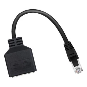 RJ45-Ethernet-Splitterkabel 1 Stecker auf 2 Buchse - Afbeelding 1 van 10