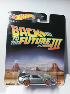Hot Wheels 1/64 🇨🇵 back to the future 3 time machine rétro Entertainment - Imagen 1 de 7