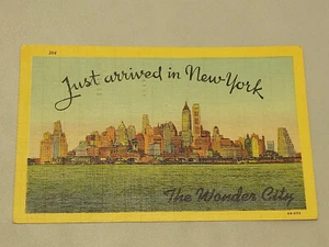 1950s New York Large Letter Postcard Curteich - Picture 1 of 4