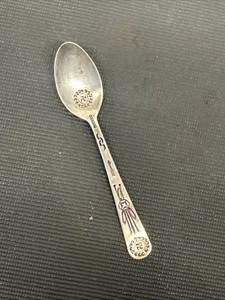 Vintage Sterling Silber Navajo Löffel mit Muster H21 - Bild 1 von 15