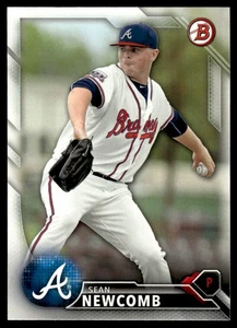 2016 Bowman Prospects Sean Newcomb Atlanta Braves #BP65 - Picture 1 of 2