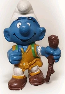 FIGURA PITUFO SCHLEICH PEYO EXCURSIONISTA 20041 FIGURA VINTAGE COLECCIONABLE   - Imagen 1 de 8