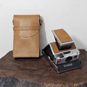 Vintage SX-70 Polaroid Land Camera With Leather Case Untested - Picture 1 of 15