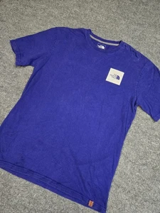 ​The North Face '92 Rage Throwback T-Shirt Uomo Viola Media Grafica Scatola Logo - Foto 1 di 9
