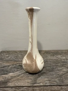 Jarrón Mount St Helens Ash Ware tonos tierra firmado vintage ceniza volcánica - Imagen 1 de 10