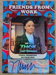 2023 Upper Deck Thor Love and Thunder Friends From Work Auto Tessa Thompson - Bild 1 von 2