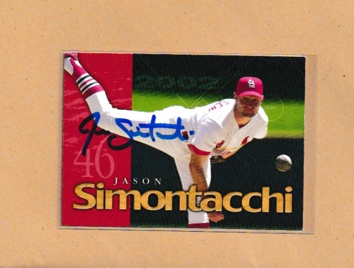 2002 Christian Family Day - Jason Simontacchi NNO Autograph - No COA - Image 1 of 3