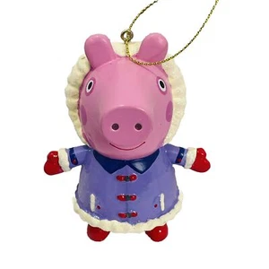 Peppa Pig Wintergeschenk Urlaub Weihnachtsgeschenk Ornament Kurt Adler 3,5 Zoll - Bild 1 von 12