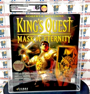 Kings Quest Mask of Eternity IBM PC DOS Windows nuovo sigillato VGA WATA CGC Apple - Foto 1 di 18