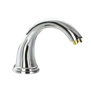 Bathselect Chrome with Golden Spout Commercial Motion Sensor Faucet in Chrome - Picture 1 of 2