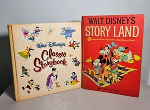 Walt Disneys Geschichtenland 1975 klassisches Geschichtenbuch 2001 Lot (2) Kinder Fantasy - Bild 1 von 6