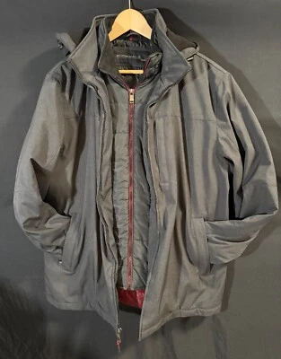 Chaqueta de invierno resistente a la intemperie desde 1948 para hombre doble capa grande gris usada en excelente estado Foto 1 de 4