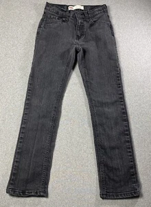 Levi's Boys' 511 Slim Fit Black Denim Jeans Size 12R (26x27) Black Label - Picture 1 of 3