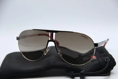 全新 Carrera 1005/S 2M2HA 黑色金色红色正品太阳镜 带底座 66-09 — 第 1/4 张图片