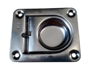 Anneau Cuvette Avec Ressort 65 x 55 mm inox A2 ( Lève Plancher, Poignée ) - Bild 1 von 4