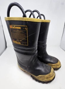 La Crosse Footwear Fire Fighter Boots steel toe USED Size Men's 6 Medium, NFPA - Picture 1 of 11