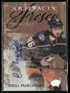 24-25 2024-25 UD HOCKEY ARTIFACTS Fresco Signatures - U PICK FROM LIST NM - Picture 1 of 9