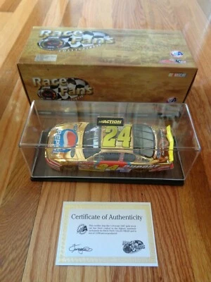 Jeff Gordon #24 DuPont - Pepsi - Daytona - ORO 24KT - 2002 Race Fans Diecast 02 Foto 1 de 4