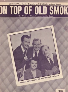 music on top of Old Smokey,Weavers, Decca recordings, Folkway music 1951 - Picture 1 of 4