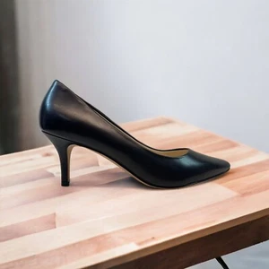Cole Haan Women’s Shoes Vesta Pump 65 mm Black Leather Size 5.5 - Picture 1 of 5