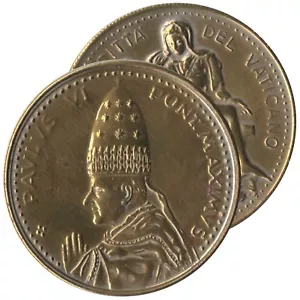 Münze - Paulus VI Pont. Maximus PIETA Roma Citta Del Vaticano - Vatikan - Bild 1 von 5