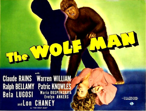 16mm Feature Film: THE WOLF MAN (1941) Universal Horror - EXCELLENT FUJI PRINT