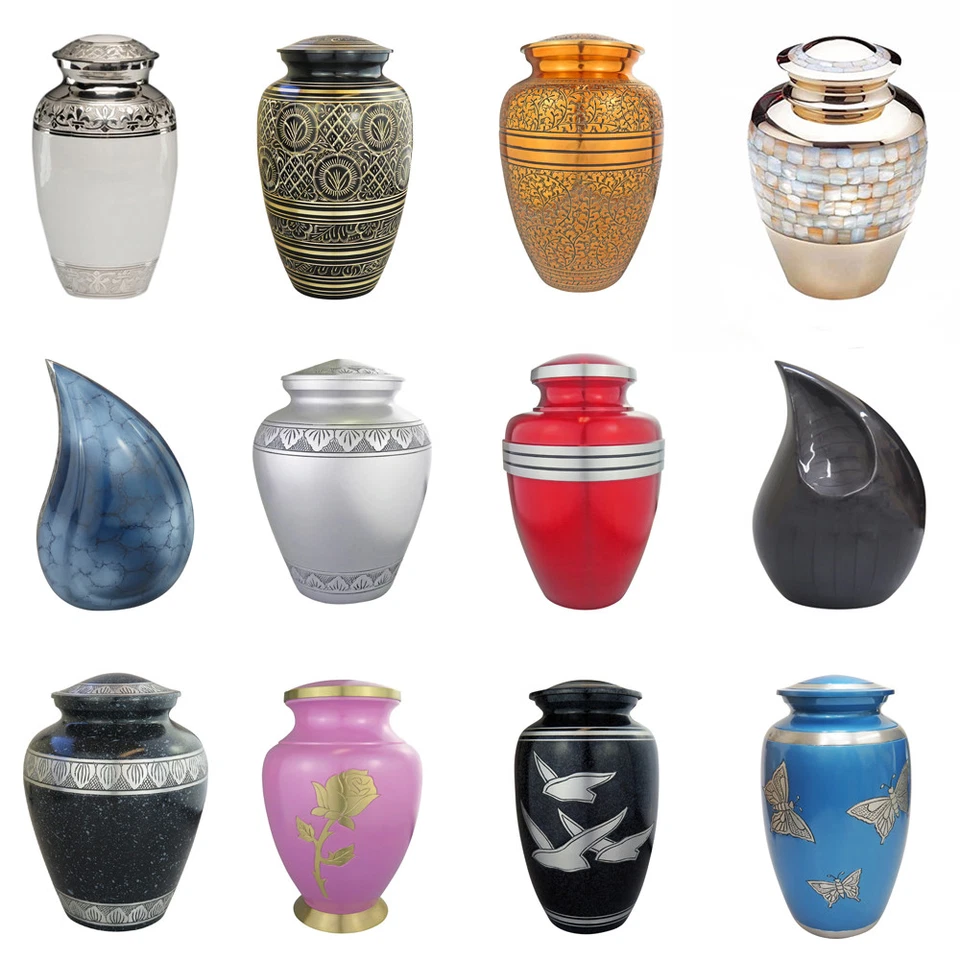 LARGE URN FOR ASHES CREMAINS FULL SIZE ADULT OR PET FUNERAL CREMATION MEMORIAL - Image 1 of 1