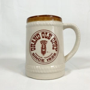 Grand Ole Opry WSM Mug Stein Cup Nashville Tennessee TN Ceramic Stoneware - Picture 1 of 3