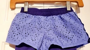 Champion Girl's Purple Shorts Size 6 - Picture 1 of 4