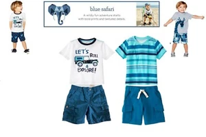 NWT Gymboree Boy's Blue Safari Outfits U-Pick Size: 2T - Picture 1 of 3
