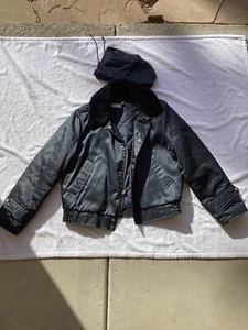 Vintage 1970s/ 80s Sabas East Bakerfield size 44L outerwear jacket W/ fur collar - Picture 1 of 6