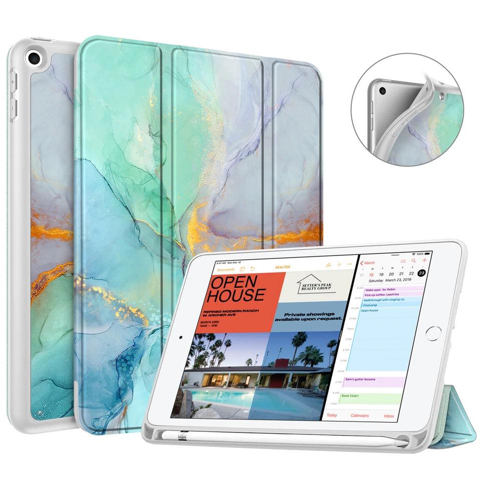 Case for iPad Mini 5 (2019 Model 5th Gen) 7.9" 2019 Smart Cover Auto Sleep/Wake - Image 1 of 4