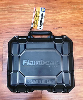 Flambeau Outdoors, Range Locker HD Series Pistol Case,  Black, 13.3 inches - Image 1 of 4