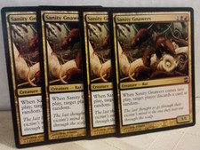 👍 FREE SHIPPING Sanity Gnawers x4 Alara Reborn MTG MAGIC THE GATHERING