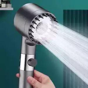 High Pressurized Filter Shower Head 3-mode Adjustable Spray with Massage - Picture 1 of 10