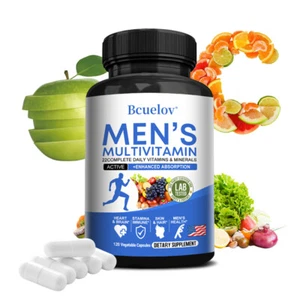 MEN'S MULTIVITAMIN 22COMPLETE DAILY VITAMINS&MINERALS ACTIVE)+ENHANCEDABSORPTION - Picture 1 of 13