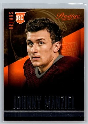2014 Panini Prestige #253 Johnny Manziel Cleveland Browns FREE SHIP - Image 1 of 2