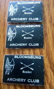 Bloomsburg Archery Club Member Stickers Set Of 3 - Picture 1 of 3
