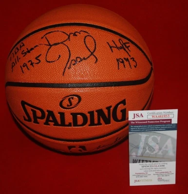 DAN ISSEL DENVER NUGGETS signed Basketball JSA Witnessed COA WA481953 - Image 1 of 4
