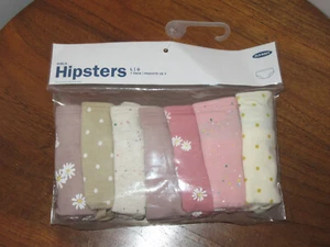 OLD NAVY GIRLS UNDERWEAR HIPSTERS 7-PACK FLORAL SPOTTED BEIGE IVORY PINK SIZE L - Picture 1 of 3