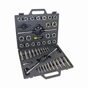US PRO 45PZ SET RUBINETTO E STAMPO TAGLI CHIAVE METRICA M6-M24 BULLONI KIT INGEGNERI 2617 - Foto 1 di 4