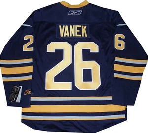 Buffalo Sabres Thomas Vanek Navy 2009 Reebok 7185A Premier Jersey New tags XL - Picture 1 of 8