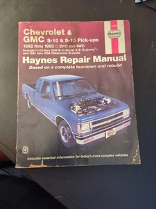 Chevrolet & GMC S-10 & S-15 Pickups 1982 thru 1993 Haynes Repair Manual 24070 - Picture 1 of 3