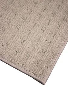 Koeckritz Quadrille Beige Berber Area Rug | 30oz Square Pattern Indoor Carpet - Picture 1 of 9